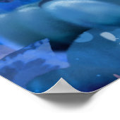 Moonlit katten - poster print (Hoek)