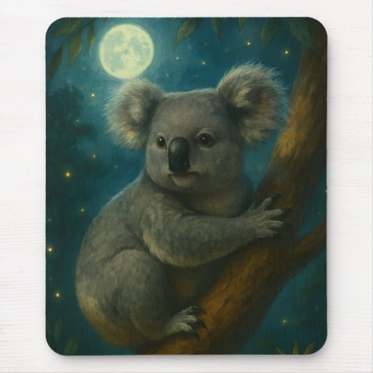 Moonlit Koala Perch Muismat (Voorkant)