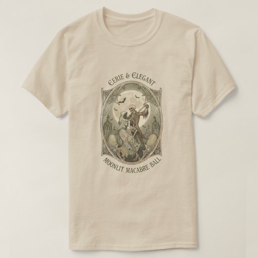 Moonlit Macabre Ball T-shirt (Design voorkant)