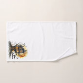 Moonlit Manor - Halloween Groeten in de schaduw Bad Handdoek (Handdoek)
