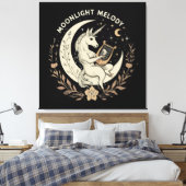 Moonlit Melody Canvas Afdruk (Insitu (Slaapkamer))