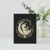 Moonlit Melody Feestdagenkaart (Staand voorkant)