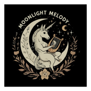 Moonlit Melody Perfect Poster