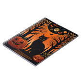 Moonlit Meow Notitieboek (Linkerzijde)