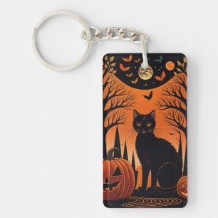 Moonlit Meow Sleutelhanger
