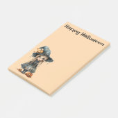 Moonlit Mischief — A Rustic Halloween Charm Post-it® Notes (Schuin)