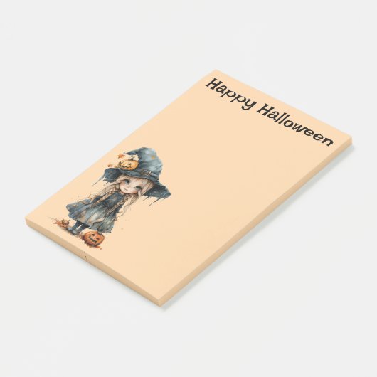 Moonlit Mischief — A Rustic Halloween Charm Post-it® Notes (Schuin)