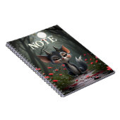 Moonlit Mischief Forest Spirit of Crimson Bloom.  Notitieboek (Rechterzijde)