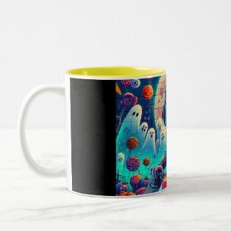 "Moonlit Mixer Mok" Tweekleurige Koffiemok