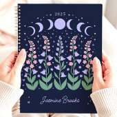Moonlit Moon Phase Garden 2025 Nom personnalisé