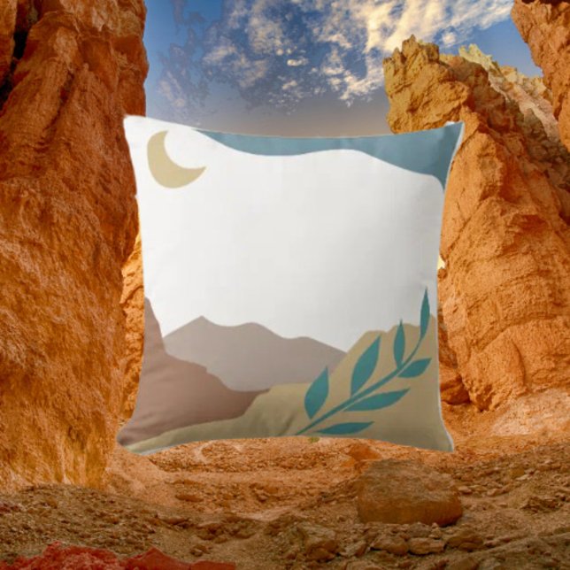 Moonlit Mountain Dream Kussen (Creator heeft geüpload)