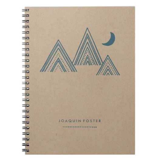 Moonlit Mountains Journal (Devant)