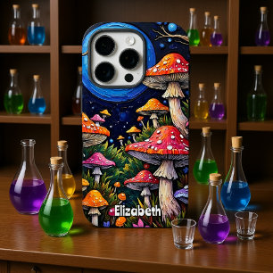 moonlit mushroom grove iPhone 16 pro hoesje
