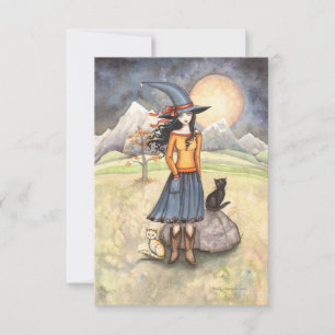 Moonlit Night Halloween Briefkaart