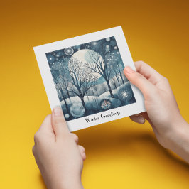 Moonlit Nordic Forest, aanpasbaar