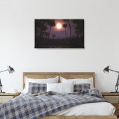 Moonlit Oasis (2012) Canvas Afdruk (Insitu (Slaapkamer))