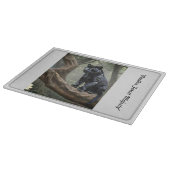 "Moonlit Panther" Snijplank (Hoek)