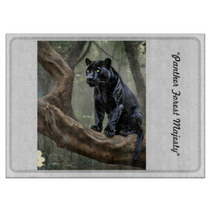"Moonlit Panther" Snijplank