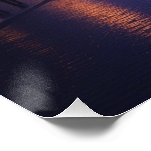 Moonlit Paris – Romantic Eiffel Tower Night Poster (Coin)