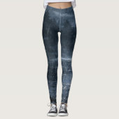 Moonlit Rain Lake Leggings - Atmospheric Design (Devant)