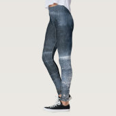 Moonlit Rain Lake Leggings - Atmospheric Design (Gauche)