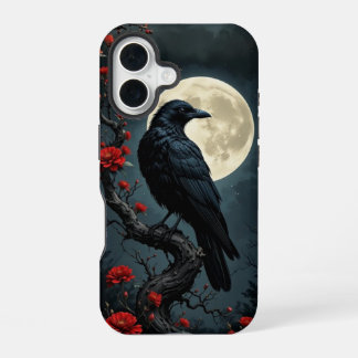 Moonlit Raven iPhone 16 Hoesje