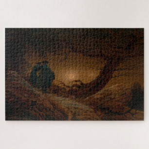 Moonlit Reflection: Friedrich's 1819-1820 kunstwer Legpuzzel