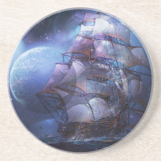 MOONLIT SAIL.jpg Zandsteen Onderzetter