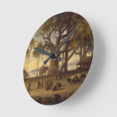 Moonlit Scene of Indian Figures and Elephants amon Ronde Klok (Hoek)