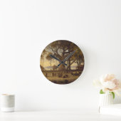 Moonlit Scene of Indian Figures and Elephants amon Ronde Klok (Huis)