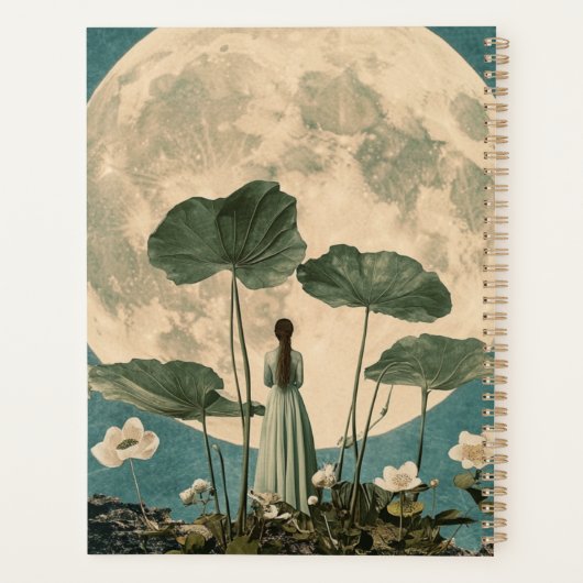 Moonlit Serenity – Lotus Scene Planner (Achterkant)