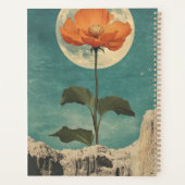 Moonlit Sinaasappel Bloom - Boho Charm Planner (Achterkant)