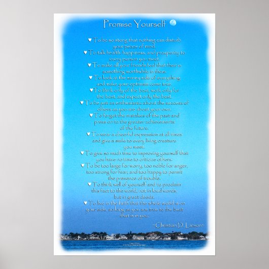 Moonlit Sky Optimist Cremist Poster (Voorkant)