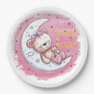 Moonlit Snuggles: het Dream Girl-Baby shower van e Papieren Bordje