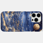 Moonlit Starry Dreamland Mythical Blue Design Case-Mate iPhone Case (Achterkant (horizontaal))