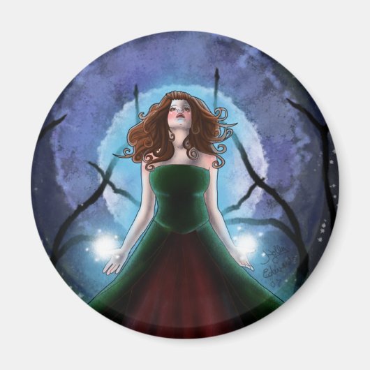 Moonlit toveren magneet (Voorkant)