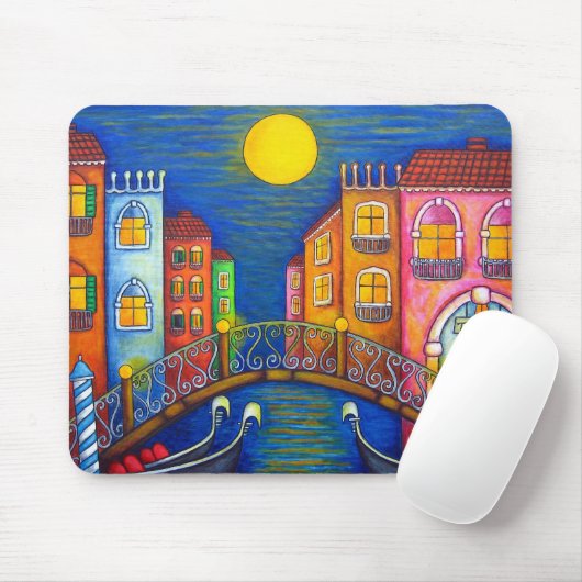 Moonlit Venice Muismat (Met muis)