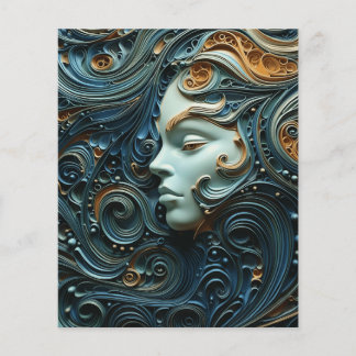 Moonlit Vrouw 3D Kunst