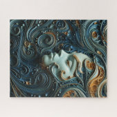 Moonlit Vrouw 3D Kunst Legpuzzel (Horizontaal)