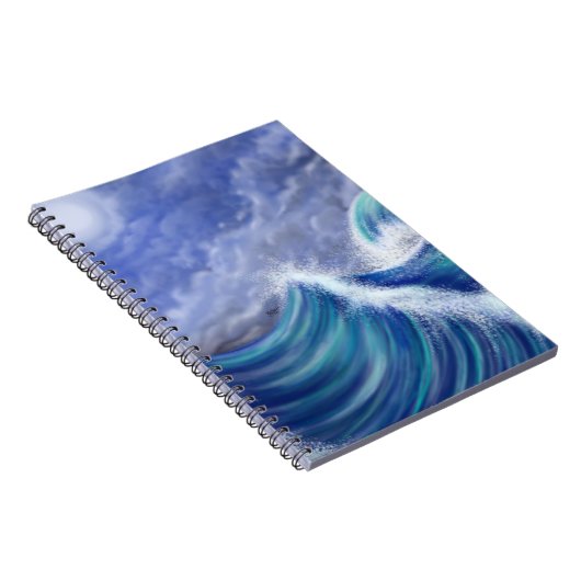 Moonlit Waves Notitieboek (Rechterzijde)