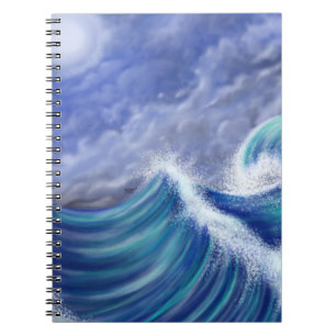 Moonlit Waves Notitieboek