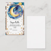 Moonlit Whimsical Celestial Baby shower Informatiekaartje (Voorkant / Achterkant)