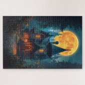 Moonlit Witch Cottage puzzle (Horizontal)