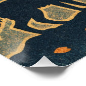 Moonlit Wolves & Mount Fuji – Japanese Night Art  Perfect Poster (Hoek)