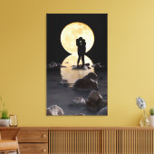 Moonlite Love Canvas Afdruk (Insitu (Woonkamer))