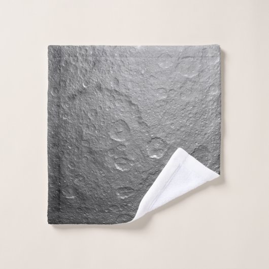 Moonoppervlak in de buitenruimte bad handdoek (Wasdoekje)