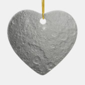 Moonoppervlak in de buitenruimte keramisch ornament (Voorkant)