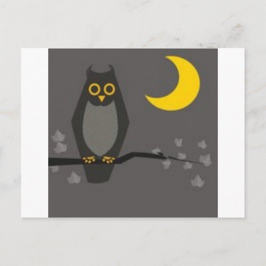 moonowl briefkaart (Voorkant)