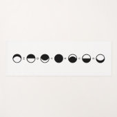 MOONPHRASE-crool Moderne motorfase Yogamat (Voorkant (horizontaal))