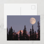 Moonrise Early Winter | Anchorage, Alaska Briefkaart (Voorkant / Achterkant)